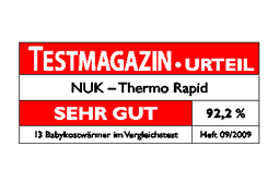 [Translate to romanian:] Germany 2009: Very Good – NUK Baby Food Warmer  Thermo Rapid