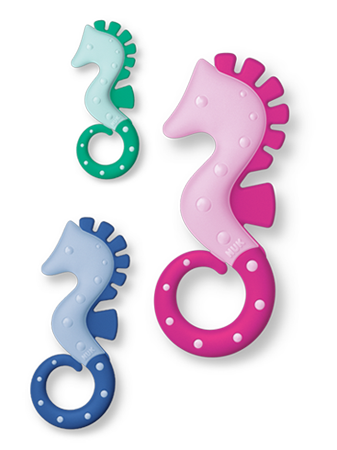 [Translate to romanian:] teething ring seahorse