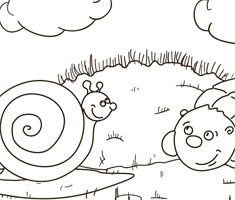 [Translate to romanian:] NUK colouring page