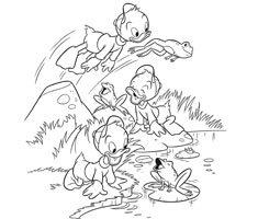 [Translate to romanian:] Disney colouring page