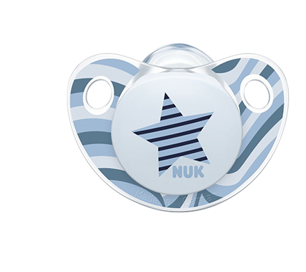 [Translate to romanian:] NUK Trendline pacifier with flat button